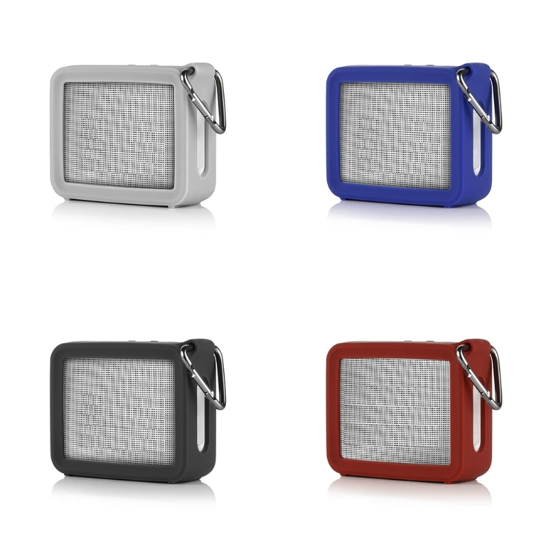 Portable Speaker Protective Cover Shell Silicone Carrying Case for JBL GO 2 GO2 Bluetooth-compatible Speaker