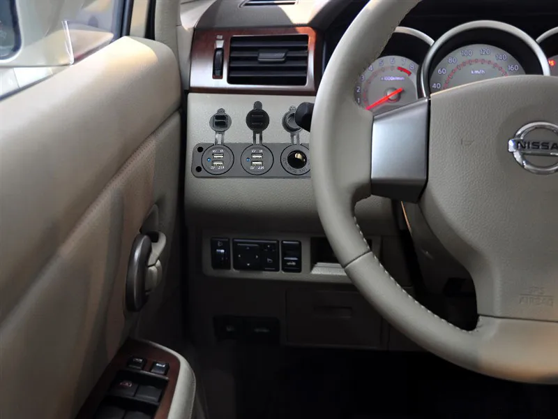 Автомобильное зарядное устройство адаптер прикуривателя светодиодный разъем 12 В 24 В до 5 В 4 порта USB зарядное устройство Быстрая зарядка автомобильные аксессуары для gps телефона# Ger