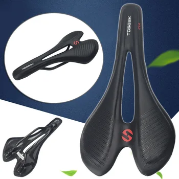 

Bicycle Saddle Carbon Fiber EVA Road Racing MTB Bike Hollow Seat Lightweight New