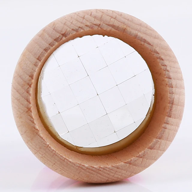 Rainbow Wooden Magical Mini Kaleidoscope Bee Eye Effect Polygon Prism Children Toy 6