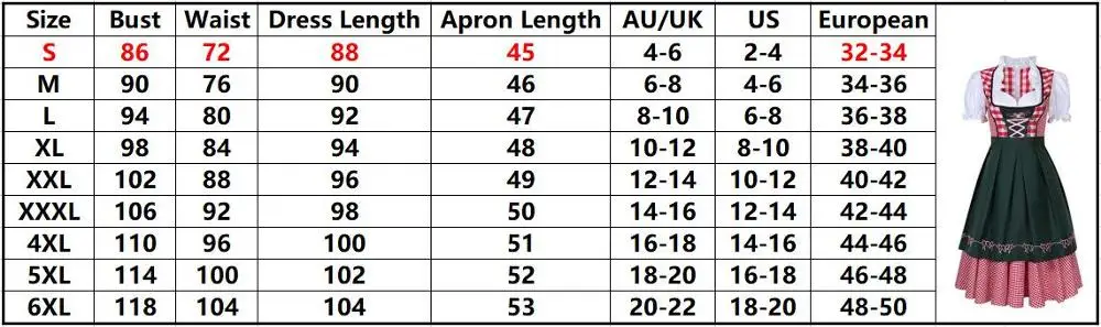 Женский традиционный костюм горничной дирндл на Октоберфест немецкое баварское