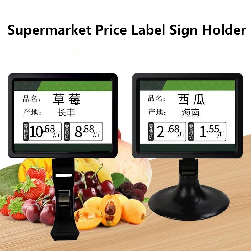 

5 шт. популярный регулируемый пластиковый держатель знака, клипсы-держатели для витрин в стиле зажима, ценник, товарный знак, держатель-клипса для витрины