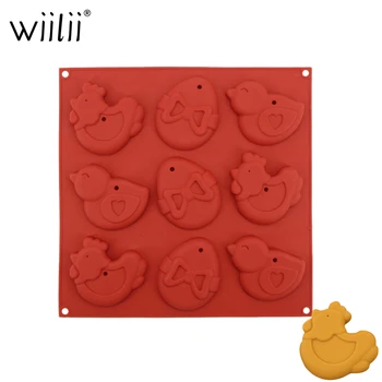 

Chick Easter Egg Silicone Cake Mold For Chocolate Candy Baking Molds DIY Cookie Cake Decoration Tool Kitchen Baking Tray