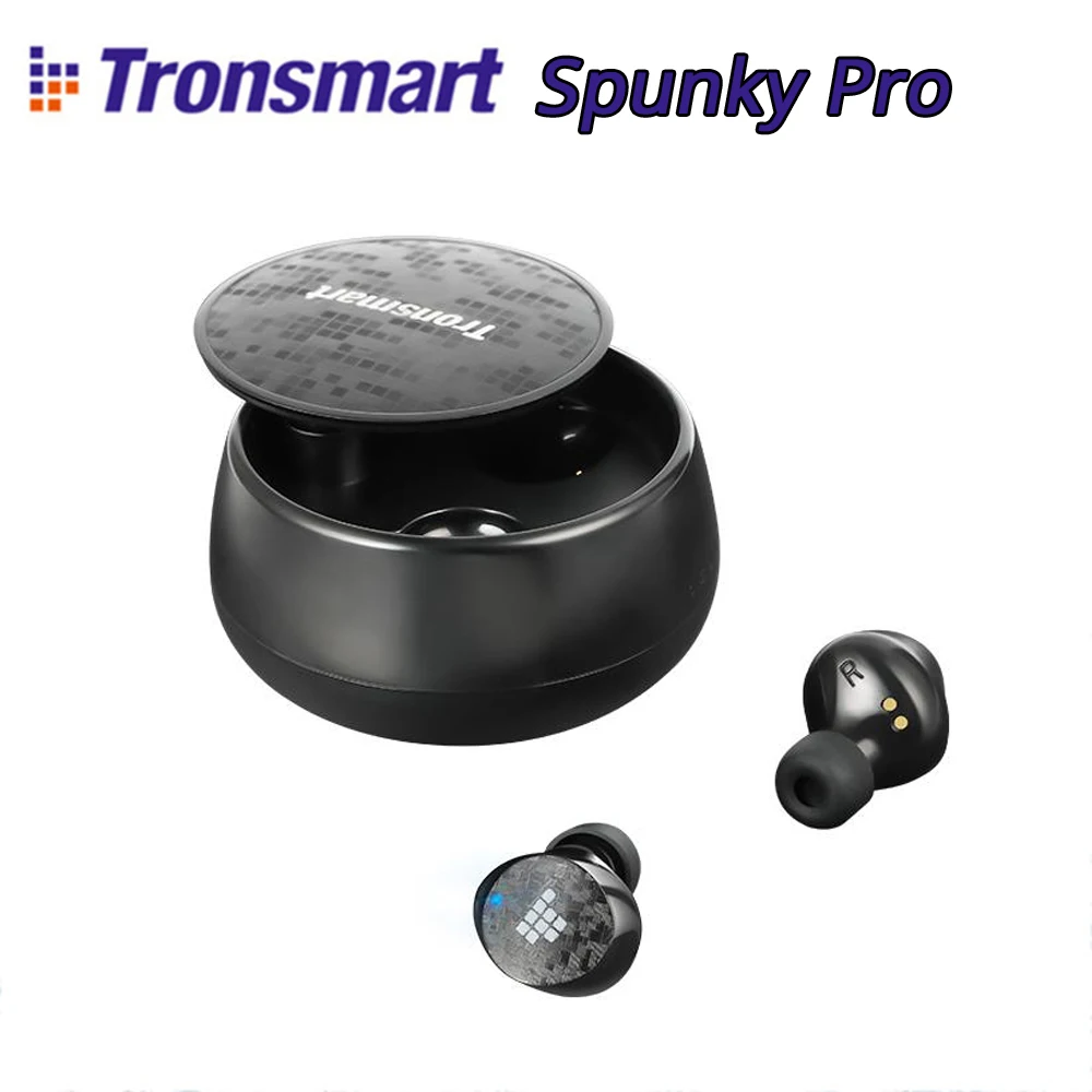 Tronsmart наушники Spunky Pro TWS Bluetooth 5,0, беспроводные наушники IPX5 с глубоким басом, голосовой помощник, Беспроводная зарядка