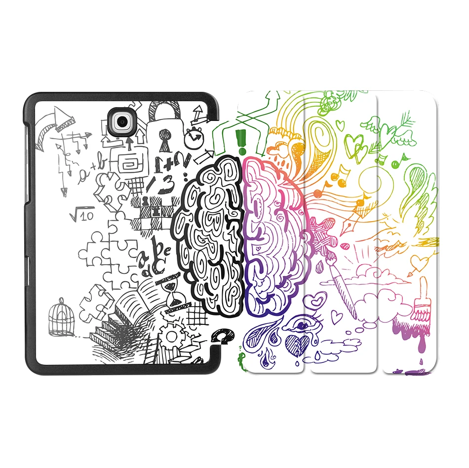 MTT Brain планшет для надписей чехол для samsung Galaxy Tab S2 8,0 дюймов SM-T710 T713 T715 T719 откидная подставка из искусственной кожи защитный чехол - Цвет: SS06