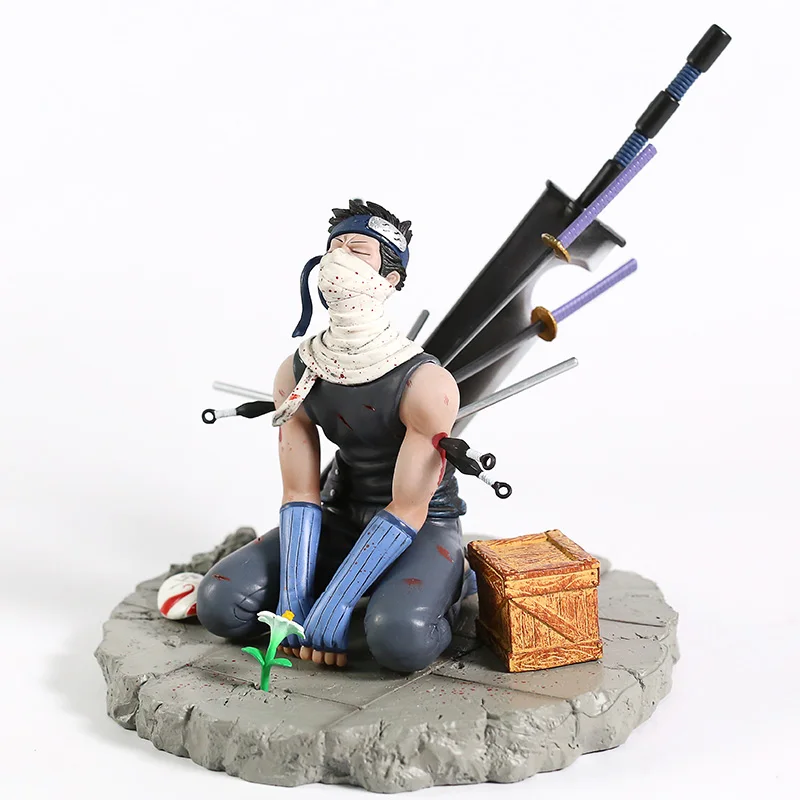 Наруто Shippuden Momochi Zabuza Статуэтка из ПВХ фигурка Коллекционная модель игрушки Brinquedos
