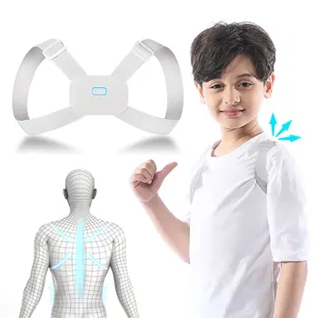 

Adjustable Intelligent Vibration Reminder Back Waist Posture Corrector Kids Adult Health Benefits Posture Trainer Pain Relief