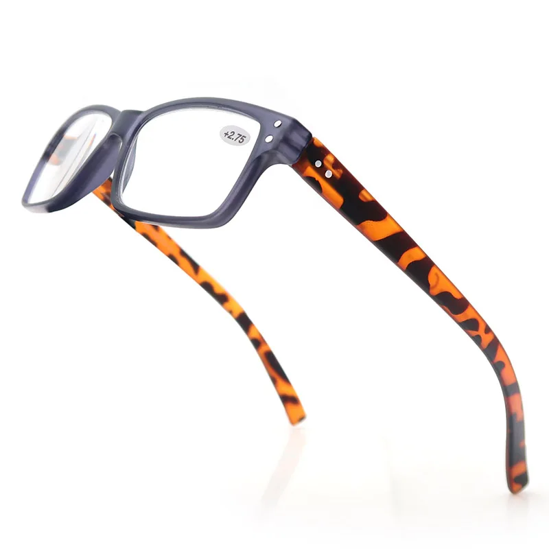 Reading Glasses for Men Women Square Design Frame Hign Quality Readers Eyeglasses Spring Hinge Sunglasses Reading glasses - Image 5