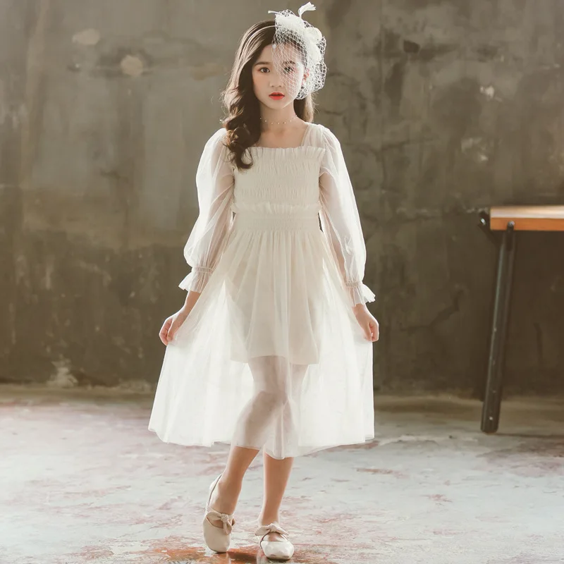 

2020 Girls Dress Set Lace Spring Girls Summer Clothing Suit Baby Girl Princess Dress For Wedding Kids Set Children Pleated