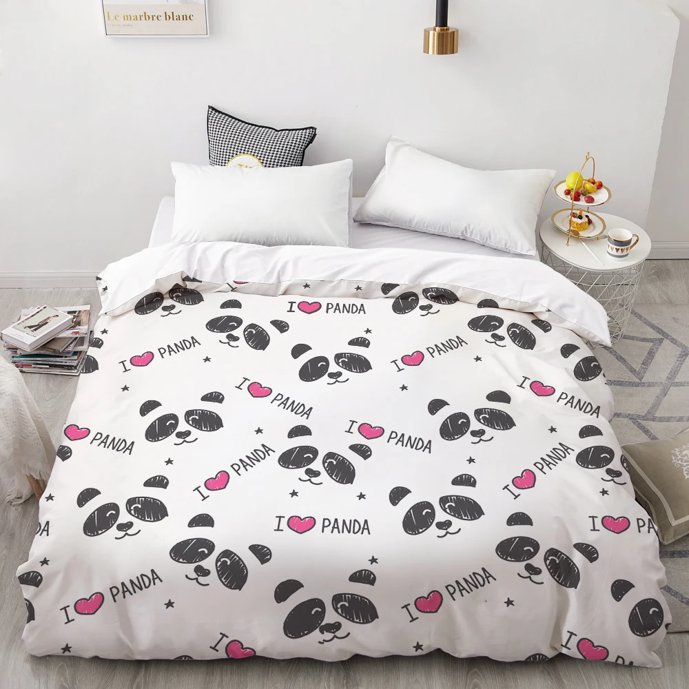 Cartoon-01 3D Print Custom Duvet Cover Rocket space,Comforter/Quilt/Blanket case Queen/King,Cartoon Bedding for kids/baby/children - Цвет: Cartoon-01