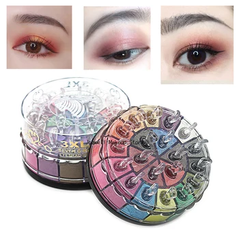 

Shimmer Eye Shadow Palette Smoky Eyeshadow Glitter Mineral Powder Professional Matte Eyes Shadow Color Makeup Pallete Set