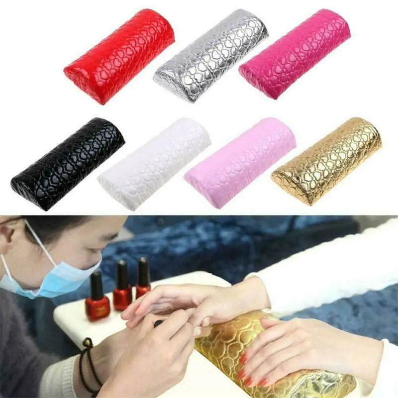

Free shipping Multicolor Manicure Hand Holder Pillow Pad Nail Salon Tool Cushion Arm Rest