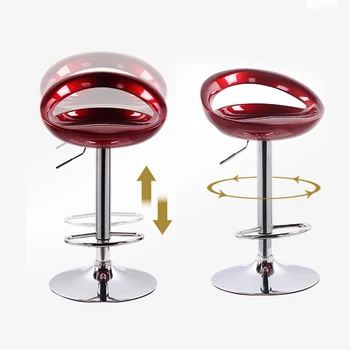 

New Bar Chair Modern Minimalist High Chair Bar High Stool Mobile Phone Shop Stool Back Seat Bar Stool Home Lift Bar Chair