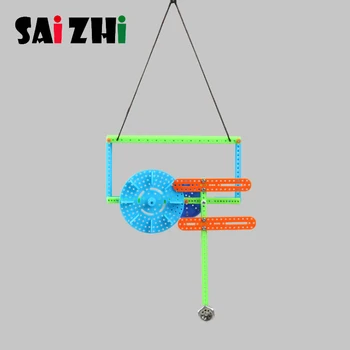 

Saizhi Diy Gravity Pendulum Clock Technological Invention Creative Electric Toy Handmade Physics Educational Assemble Toys Gifts