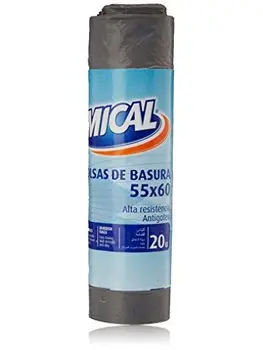 

Mical - Bolsas de basura - 55x60-20 unidades