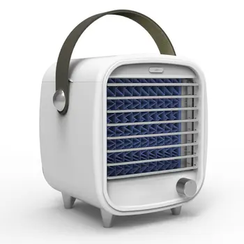 

Mini Cooler Plastic Small Leafless Fan For Home Mini Air Conditioning Fan Mini Portable Second-Generation Humidifier