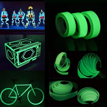 

Luminous Wall Stickers Glow In The Dark Self-adhesive Switch Sticker Tape for Home Decor Supplies Warning Tape DIY Strip Sticker