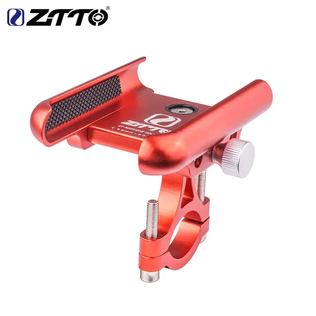 ZTTO велосипедный держатель для телефона полное покрытие для мотоцикла Универсальное крепление 360 ° 22,2 31,8 25,4 руль MTB держатель для сотового телефона дорожный велосипед M365 - Цвет: Z82 Red