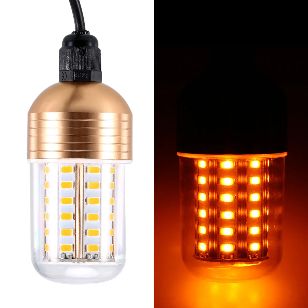 

12V 30W 90 LEDs Underwater Night Fishing Light Submersible LED Lamp Bait Squid Fish Attracting Light Fish Finder Light with Cord