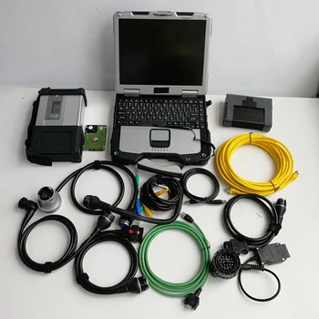 

For BMW Icom A2 B C MB star C5 SD C5 V03/2020 software 2 in 1TB New HDD Used laptop Computer CF-30 4G Auto diagnose Ready to use