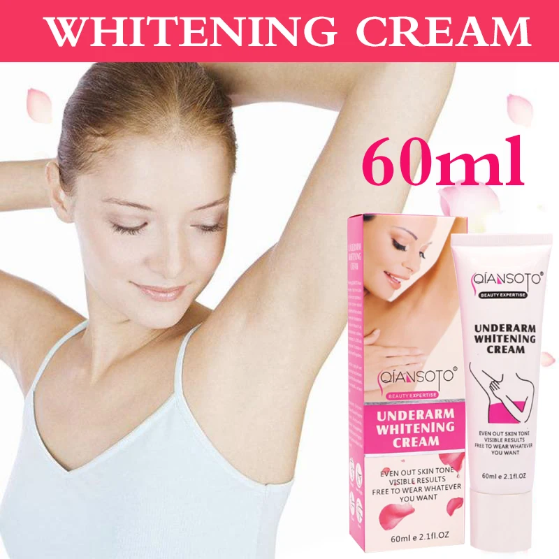Body Whitening Cream Knees Legs Underarm Antiperspirant Deodorant Odor