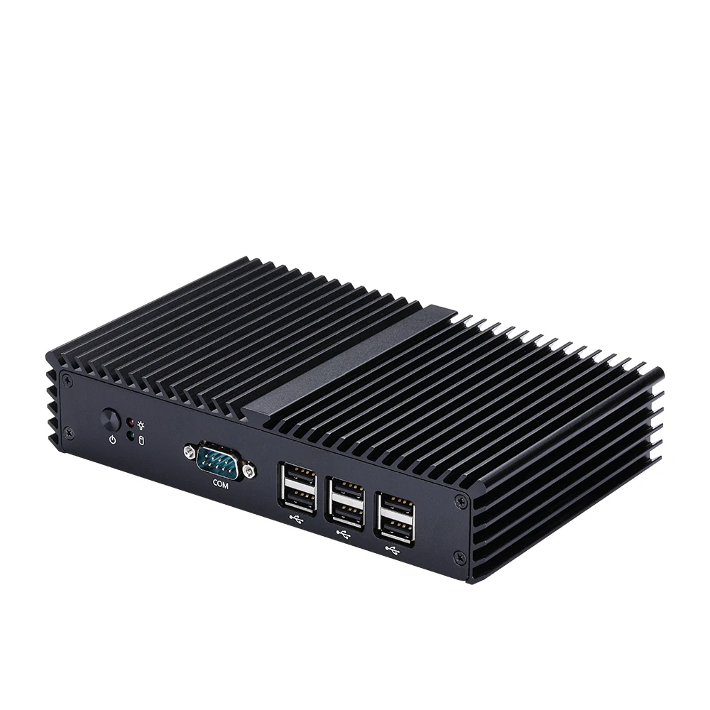 Barebone компактный промышленный ПК Intel J1900 2 Lan 8 USB COM VGA HD настольный компьютер K190SE