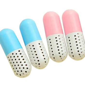 

4Pcs Home Creative Multifunctional Capsule-Shaped Shoe Deodorant Moisture-Proof Dryer Dehumidifier