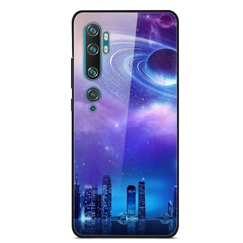 Для Xiaomi mi Note 10 Pro Чехол закаленное Стекло жесткий чехол для телефона для Xiaomi mi Note 10 задняя крышка mi Note10 Coque Примечание 10Pro - Цвет: 2