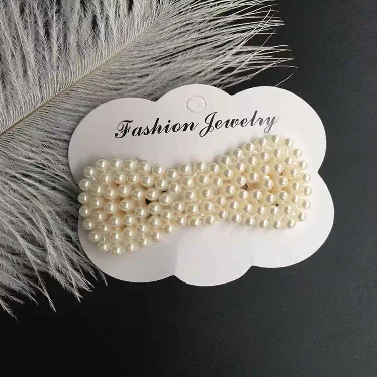 Ins Fashion 1 шт., женские элегантные жемчужные заколки для волос, милые головные уборы, шпильки с орнаментом, заколки, повязка на голову, аксессуары для волос
