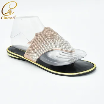 

New Arrival Luxury Sandals Women 2020 Womens Dress Shoes Open Toe Rhinestone Wedding Shoes Elegant Slip on Low Heels Pumps