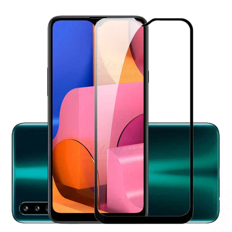 

Full cover Tempered Glass For Samsung Galaxy A20S sm-A207F on the Screen Protector For Galax A20s a 20 s Protective display Film