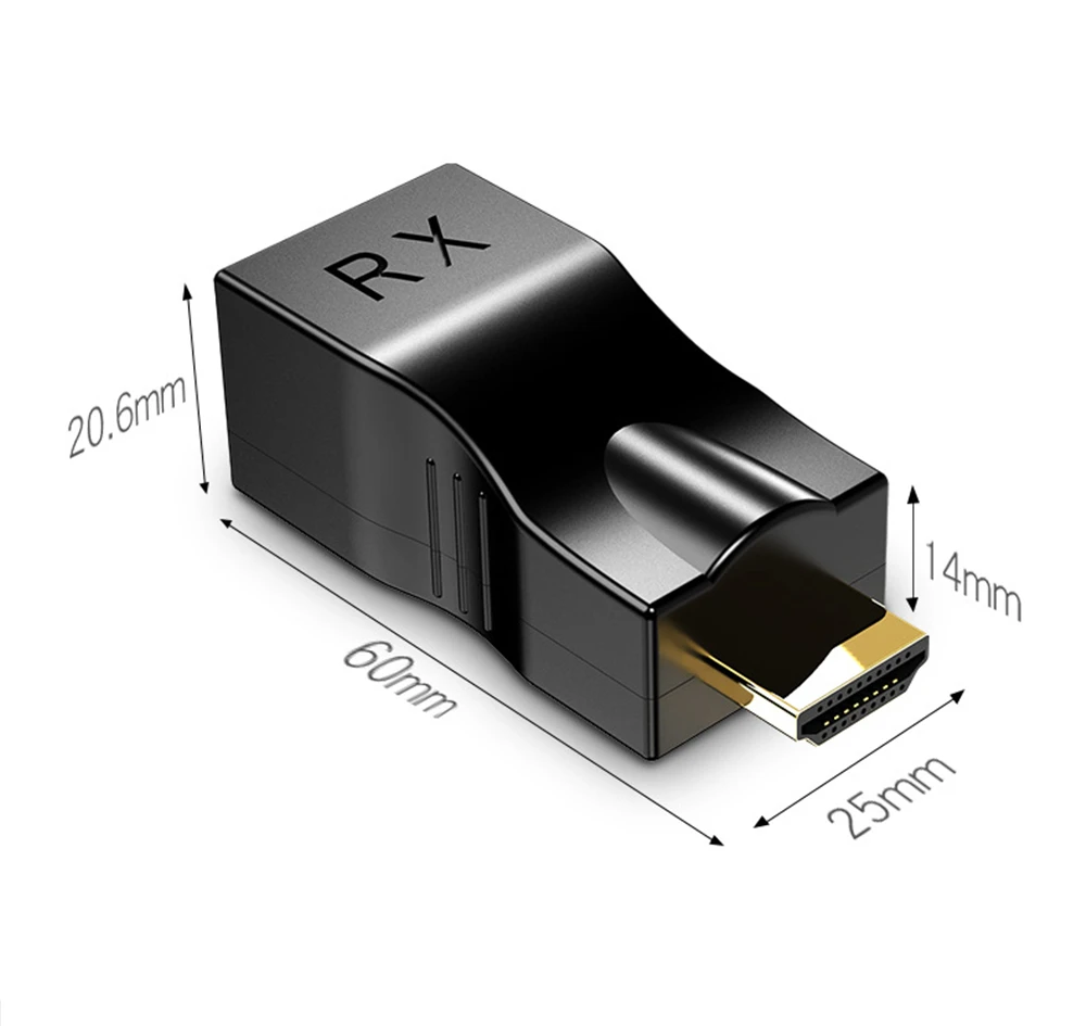 1080P Up to 30m HDMI-compatible to RJ45 Extension LAN Network Cable HDMI Extender