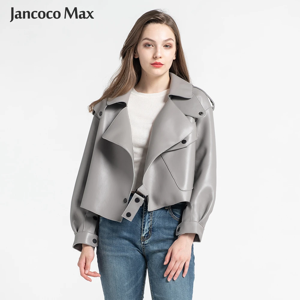 Women's Real Sheepskin Leather Jackets Top Quality Genuine Leather Coat Fashion Jackets Lady New Arrival S7547
