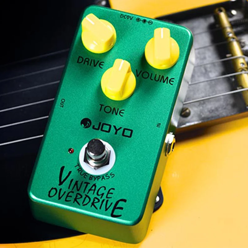 Joyo JF 01 Overdrive Effect Pedal Loop Vintage Overdrive Guitarra Music