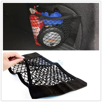 

For Toyota CHR C-HR C HR 2016 2017 2018 2019 Rear Trunk Storage Bag Luggage Nets Hook Loop Elastic Net Car Organizer Accessories