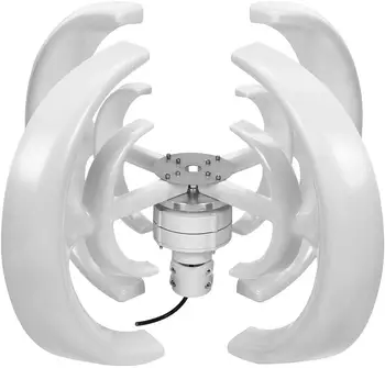 

300W 12V Vertical-Axis Lantern type 5-Blades Permanent-Magnet rotor Wind Turbines Generator With Controller Low start-up speed