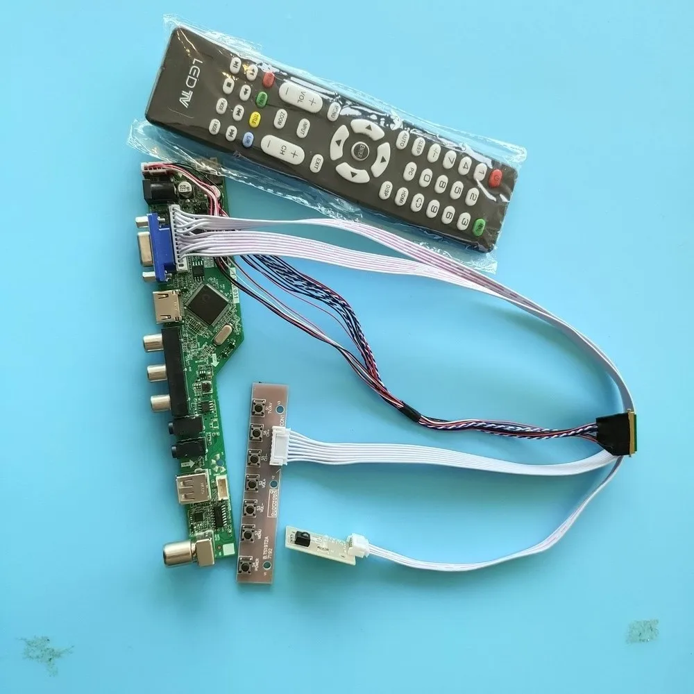 

Kit for LTN101NT06 remote panel Controller board 1024x600 Display Screen LCD LED VGA USB HDMI-compatible TV AV monitor Audio