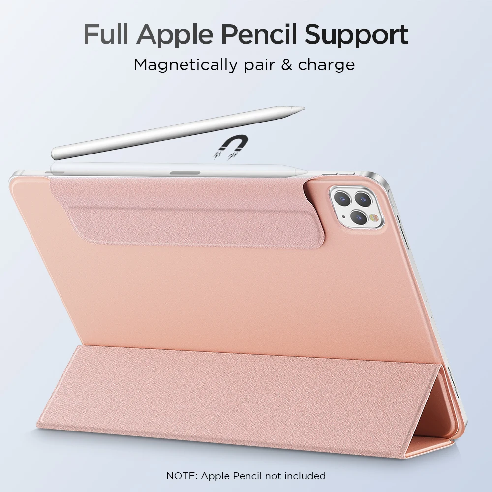 ESR für iPad Fall für iPad Air 4/iPad Pro 11'' 12.9 ''Zoll 2018 Sichere Magnetische Auto Fall seidig-Glatte für iPad Air 2020 Abdeckung