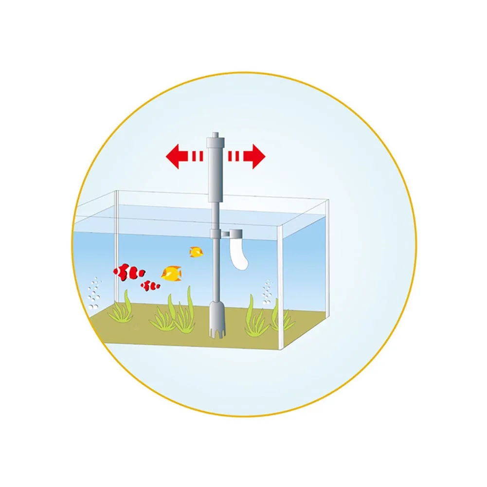 Инструмент промыватель песка насос пластиковый долговечный, автоматический сифон аквариум щебень очиститель Электрический Аквариум вакуумный фильтр для воды с вилкой