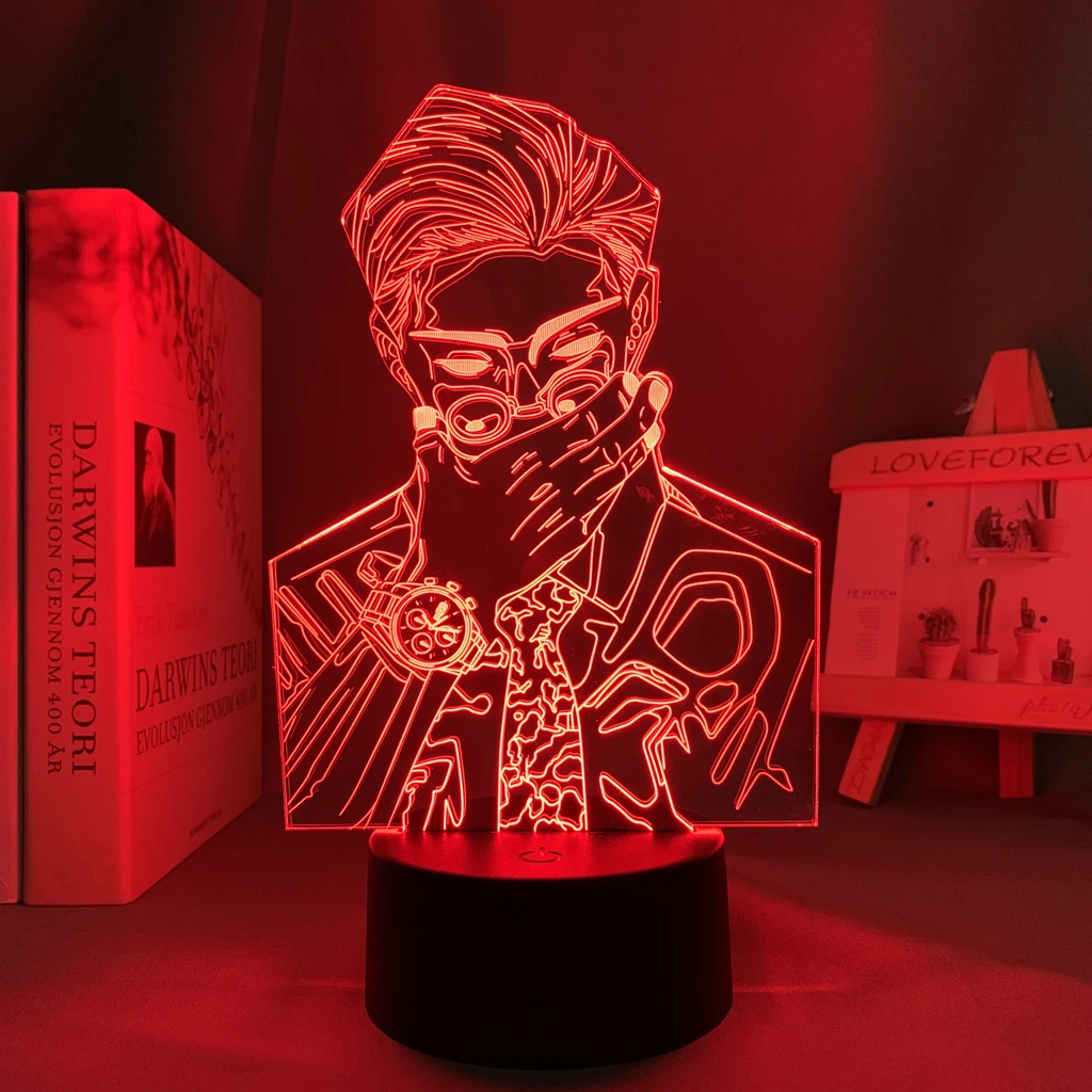 Anime Lamp Kento Nanami Light Jujutsu Kaisen Led Night Light for Birthday Gift Jujutsu Kaisen Nightlight Kento Nanami Lamp holiday nights of lights