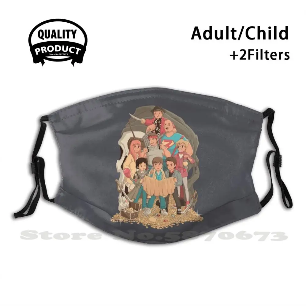 It'S Our Time Face Mask Washable Filter Summer Hot Sale Mouth Masks Goonies The Never Say Die Sloth | Аксессуары для одежды