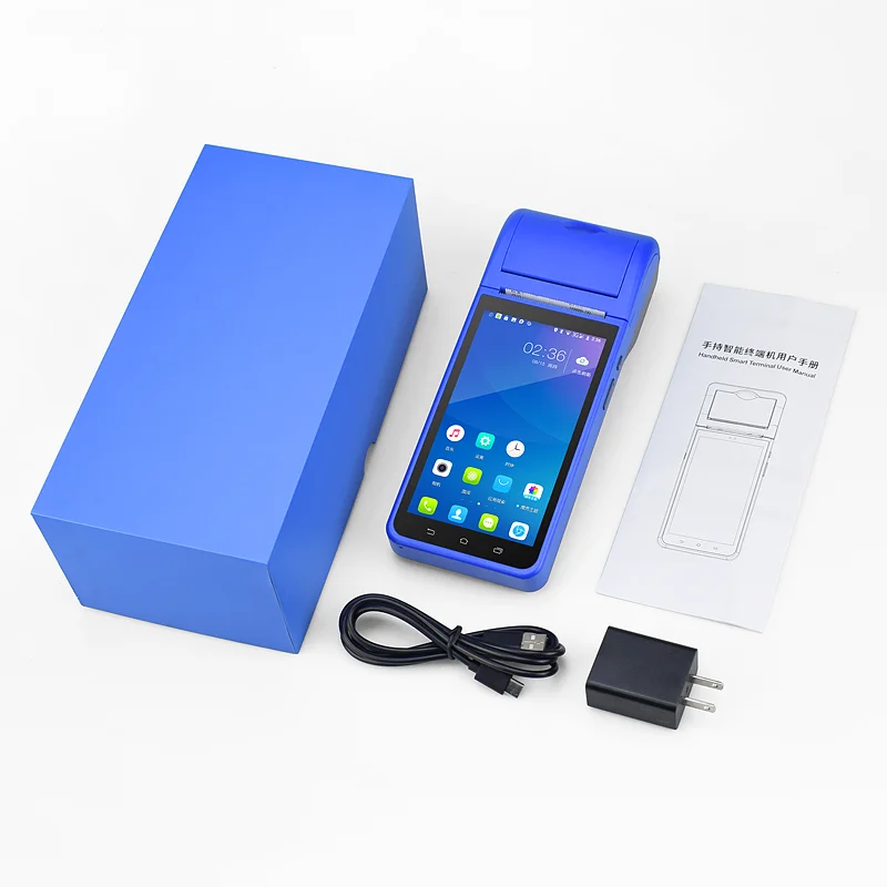 Сканер штрих кодов RADALL Android 8 3G Wi Fi беспроводной Bluetooth принтер чеков портативный