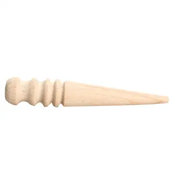 

Leather Tool Round Wood Edge Slicker Burnisher for Leathercraft Edges Slicker Multi-Size Leather Craft Tools