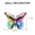Бабочки Железо Искусство Украшения Стены Красивый Красочный Декор Стены Висит Бабочки Железо Ремесло Для Домашней Комнаты Стены