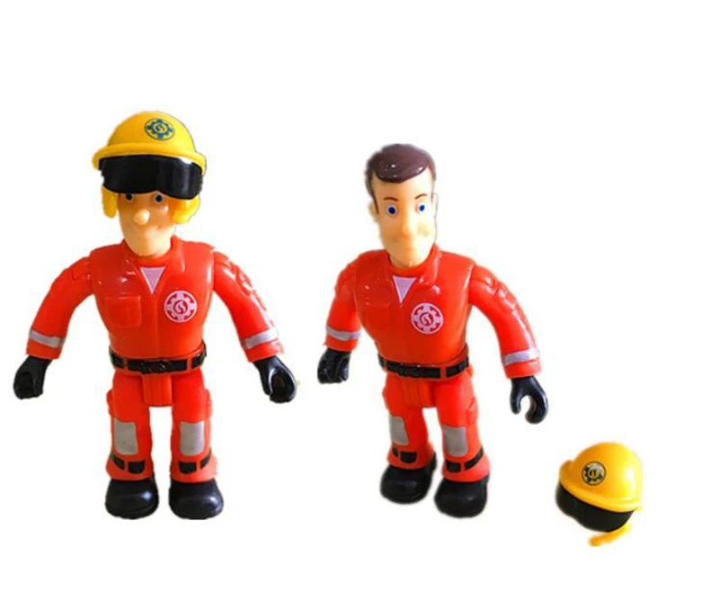 No repeat Random 5pcs Fireman Sam Figure Toys Cute PVC Action Figure Doll Toys 