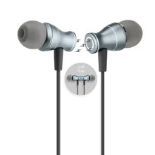 Металлические Магнитные проводные наушники спортивные водонепроницаемые наушники гарнитура стерео гарнитура с микрофоном для samsung Xiaomi huawei