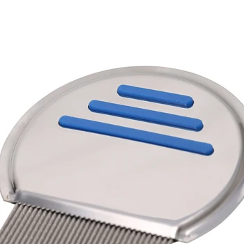 

Stainless Steel Hair Lice Comb Brushes Nit Free Fine Egg Dust Removal 896D