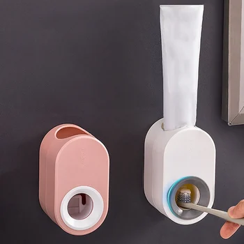 

Automatic Auto Squeezer Toothpaste Dispenser Hands Free Squeeze Out Bathroom Accessories Home Appliances Sorting Organizer