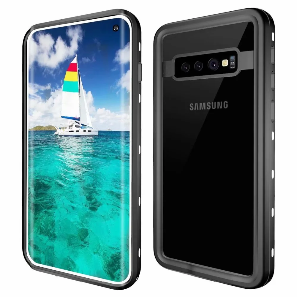 Для samsung Galaxy S10 плюс Чехол Red Pepper точка плюс прозрачный чехол-накладка IP68 Водонепроницаемый для подводного плавания Чехол-Броня из ПК+ ТПУ чехол