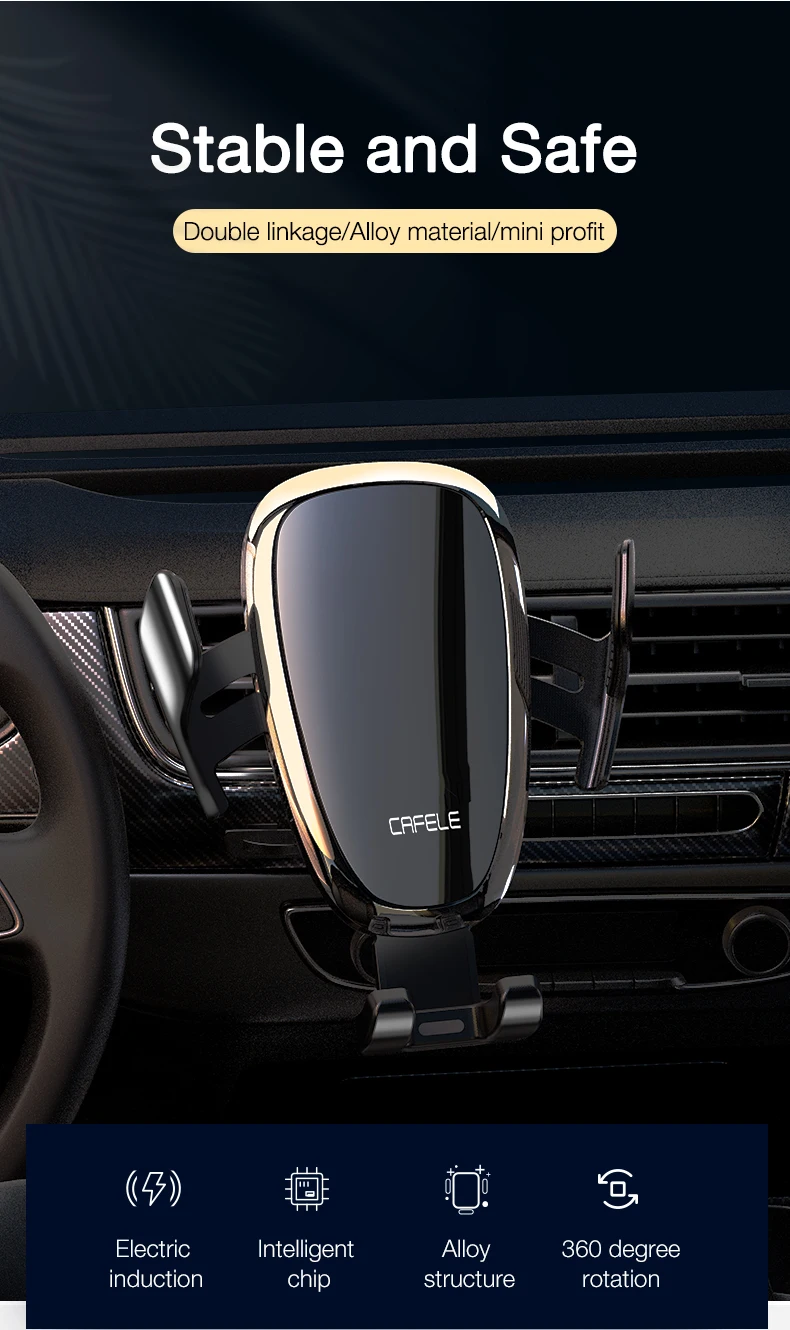 Automatic Intelligent Car phone holder stand (4)
